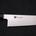 Gyuto VG-10 Polished Double Buffalo Ebony Handle 210mm-[Musashi]-[Japanese-Kitchen-Knives]