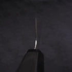 Gyuto VG-10 Polished Double Buffalo Ebony Handle 210mm-[Musashi]-[Japanese-Kitchen-Knives]