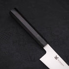 Gyuto VG-10 Polished Double Buffalo Ebony Handle 210mm-[Musashi]-[Japanese-Kitchen-Knives]