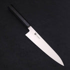 Gyuto VG-10 Polished Double Buffalo Ebony Handle 210mm-[Musashi]-[Japanese-Kitchen-Knives]
