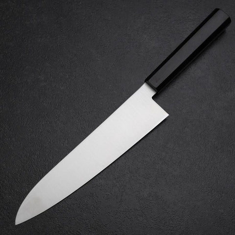 Gyuto VG-10 Polished Ebony Handle 205mm-[Musashi]-[Japanese-Kitchen-Knives]