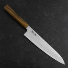 Gyuto VG-10 Tsuchime Damascus Ashwood Handle 210mm-[Musashi]-[Japanese-Kitchen-Knives]