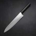 Gyuto VG-10 Tsuchime Damascus Ashwood Handle 240mm-[Musashi]-[Japanese-Kitchen-Knives]