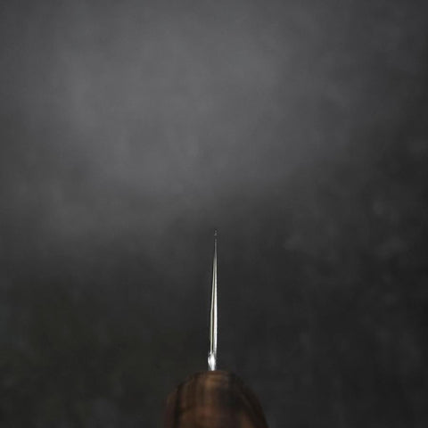 Gyuto VG-10 Tsuchime Damascus Ashwood Handle 240mm-[Musashi]-[Japanese-Kitchen-Knives]