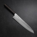 Gyuto VG-10 Tsuchime Damascus Ashwood Handle 240mm-[Musashi]-[Japanese-Kitchen-Knives]