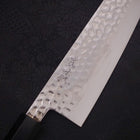 Gyuto VG-10 Tsuchime Damascus Buffalo Ebony Handle 210mm-[Musashi]-[Japanese-Kitchen-Knives]