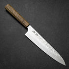 Gyuto VG-10 Tsuchime Damascus Olive Handle 210mm-[Musashi]-[Japanese-Kitchen-Knives]
