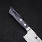 Gyuto VG-10 Tsuchime Damascus Western Dark Blue Handle 180mm-[Musashi]-[Japanese-Kitchen-Knives]