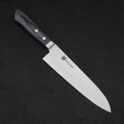 Gyuto VG-10 Tsuchime Damascus Western Dark Blue Handle 180mm-[Musashi]-[Japanese-Kitchen-Knives]