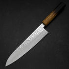 Gyuto VG-10 Tsuchime Damascus Yaki-Urushi Handle 210mm-[Musashi]-[Japanese-Kitchen-Knives]