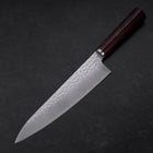 Gyuto VG-10 Tsuchime Oval Mahogany Handle 200mm-[Musashi]-[Japanese-Kitchen-Knives]