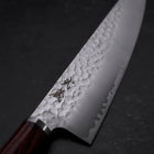 Gyuto VG-10 Tsuchime Oval Mahogany Handle 200mm-[Musashi]-[Japanese-Kitchen-Knives]