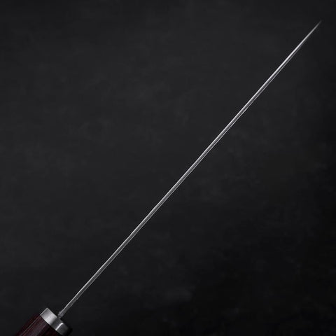 Gyuto VG-10 Tsuchime Oval Mahogany Handle 200mm-[Musashi]-[Japanese-Kitchen-Knives]