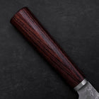 Gyuto VG-10 Tsuchime Oval Mahogany Handle 200mm-[Musashi]-[Japanese-Kitchen-Knives]