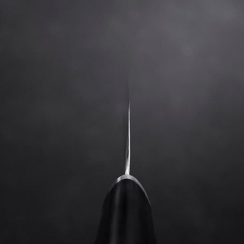 Gyuto VG-10 Tsuchime Oval Purple Handle 200mm-[Musashi]-[Japanese-Kitchen-Knives]