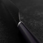 Gyuto VG-10 Tsuchime Oval Purple Handle 200mm-[Musashi]-[Japanese-Kitchen-Knives]