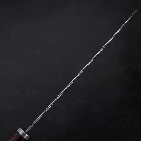 Gyuto VG-10 Tsuchime Oval Red Handle 180mm-[Musashi]-[Japanese-Kitchen-Knives]