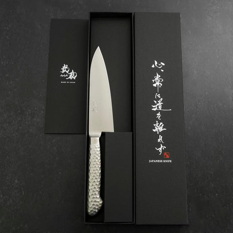 Gyuto VG-5 Polished Western Stainless Handle 150mm-[Musashi]-[Japanese-Kitchen-Knives]
