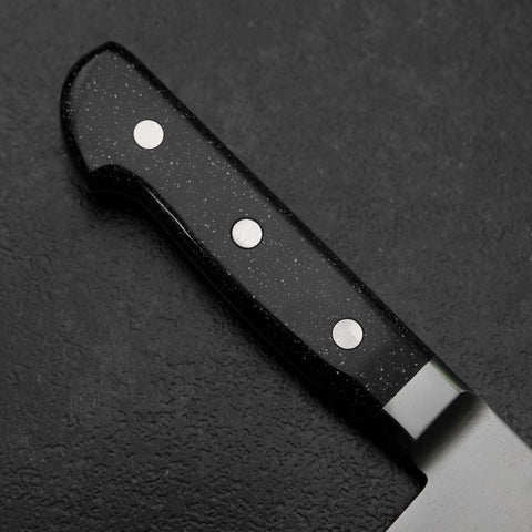 Gyuto VG-5 Tsuchime Black Marble Handle 210mm (8.3”)-[Musashi]-[Japanese-Kitchen-Knives]