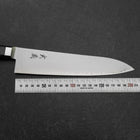Gyuto VG-5 Tsuchime Black Marble Handle 210mm (8.3”)-[Musashi]-[Japanese-Kitchen-Knives]