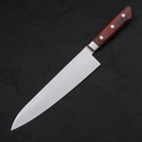Gyuto VG-5 Tsuchime Western Handle 210mm (8.3”)-[Musashi]-[Japanese-Kitchen-Knives]