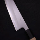 Gyuto White Steel #1 Polished Buffalo Magnolia Handle 180mm (7”)-[Musashi]-[Japanese-Kitchen-Knives]