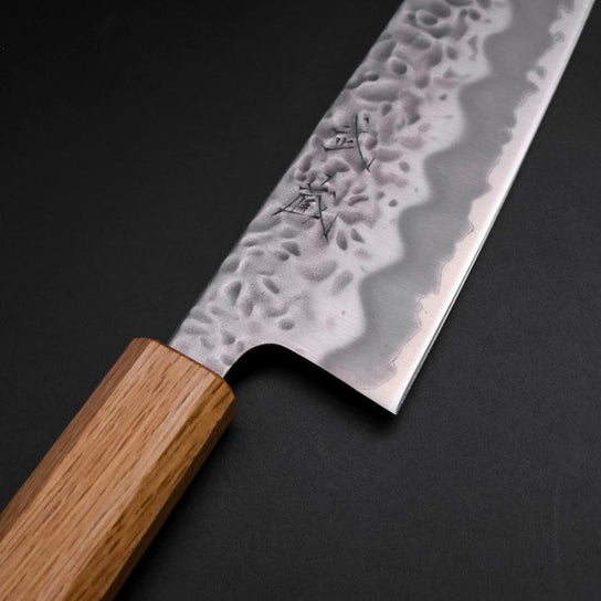 Gyuto White Steel #1 Tsuchime Mango de Roble 210 mm