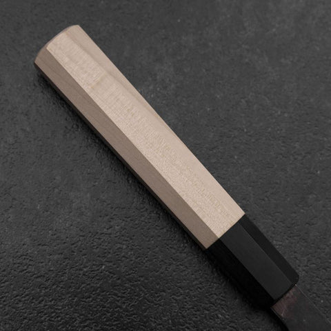 Gyuto White Steel #2 Kurouchi Mango de Magnolia con Cuerno de Búfalo 240mm