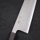 Gyuto White Steel #2 Nashiji Ebony Handle 210mm-[Musashi]-[Japanese-Kitchen-Knives]