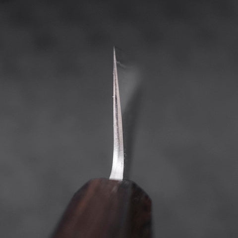 Gyuto White Steel #2 Nashiji Ebony Handle 210mm-[Musashi]-[Japanese-Kitchen-Knives]