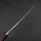 Gyuto White Steel #2 Nashiji Ebony Handle 210mm-[Musashi]-[Japanese-Kitchen-Knives]