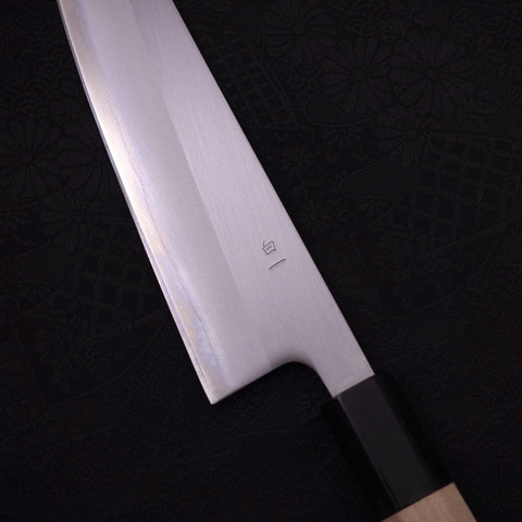 Gyuto White Steel #1 Pulido Mango de Magnolia con Cuerno de Búfalo 180mm