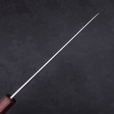 Gyuto White Steel #1 Polished Purple Urushi Handle 210mm-[Musashi]-[Japanese-Kitchen-Knives]
