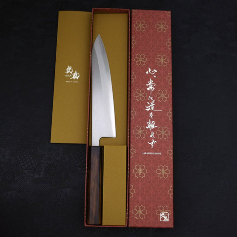 Gyuto White Steel #1 Pulido Mango Sumi Urushi 210 mm