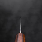 Gyuto White Steel #1 Polished Sumi Urushi Handle 240mm-[Musashi]-[Japanese-Kitchen-Knives]