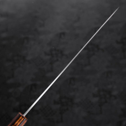 Gyuto White Steel #1 Polished Sumi Urushi Handle 240mm-[Musashi]-[Japanese-Kitchen-Knives]