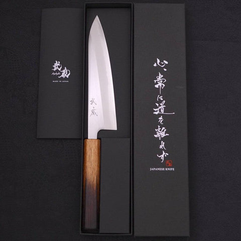 Gyuto White Steel #1 Pulido Mango Yaki Urushi 180mm
