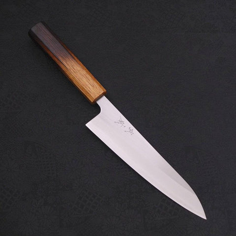 Gyuto White Steel #1 Polished Yaki Urushi Handle 180mm (7”)