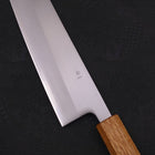 Gyuto White Steel #1 Polished Yaki Urushi Handle 240mm (9.4”)-[Musashi]-[Japanese-Kitchen-Knives]
