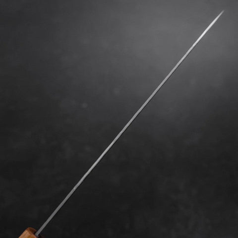 Gyuto White Steel #1 Stainless Clad Tsuchime Yaki Urushi Handle 240mm-[Musashi]-[Japanese-Kitchen-Knives]
