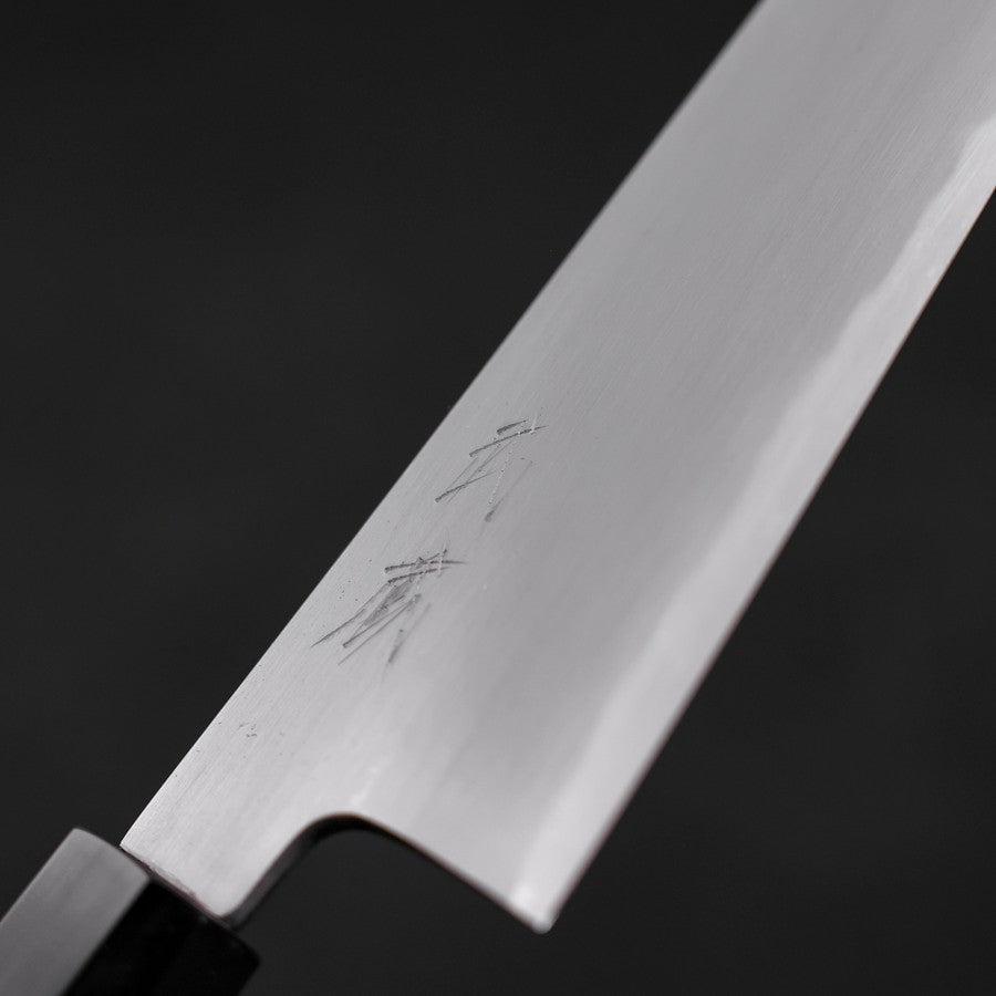 Gyuto White Steel #2 Kasumi Buffalo Teak Handle 210mm-[Musashi]-[Japanese-Kitchen-Knives]