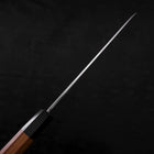 Gyuto White Steel #2 Kasumi Buffalo Teak Handle 210mm-[Musashi]-[Japanese-Kitchen-Knives]