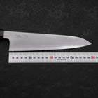 Gyuto White Steel #2 Kasumi Buffalo Teak Handle 210mm-[Musashi]-[Japanese-Kitchen-Knives]