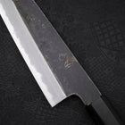 Gyuto White Steel #2 Kurouchi Chokin Dragon Buffalo Ebony Handle 210mm-[Musashi]-[Japanese-Kitchen-Knives]