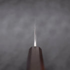 Gyuto White Steel #2 Kurouchi Stainless Clad Ebony Handle 210mm-[Musashi]-[Japanese-Kitchen-Knives]