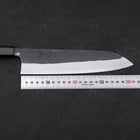 Gyuto White Steel #2 Kurouchi Stainless Clad Ebony Handle 210mm-[Musashi]-[Japanese-Kitchen-Knives]