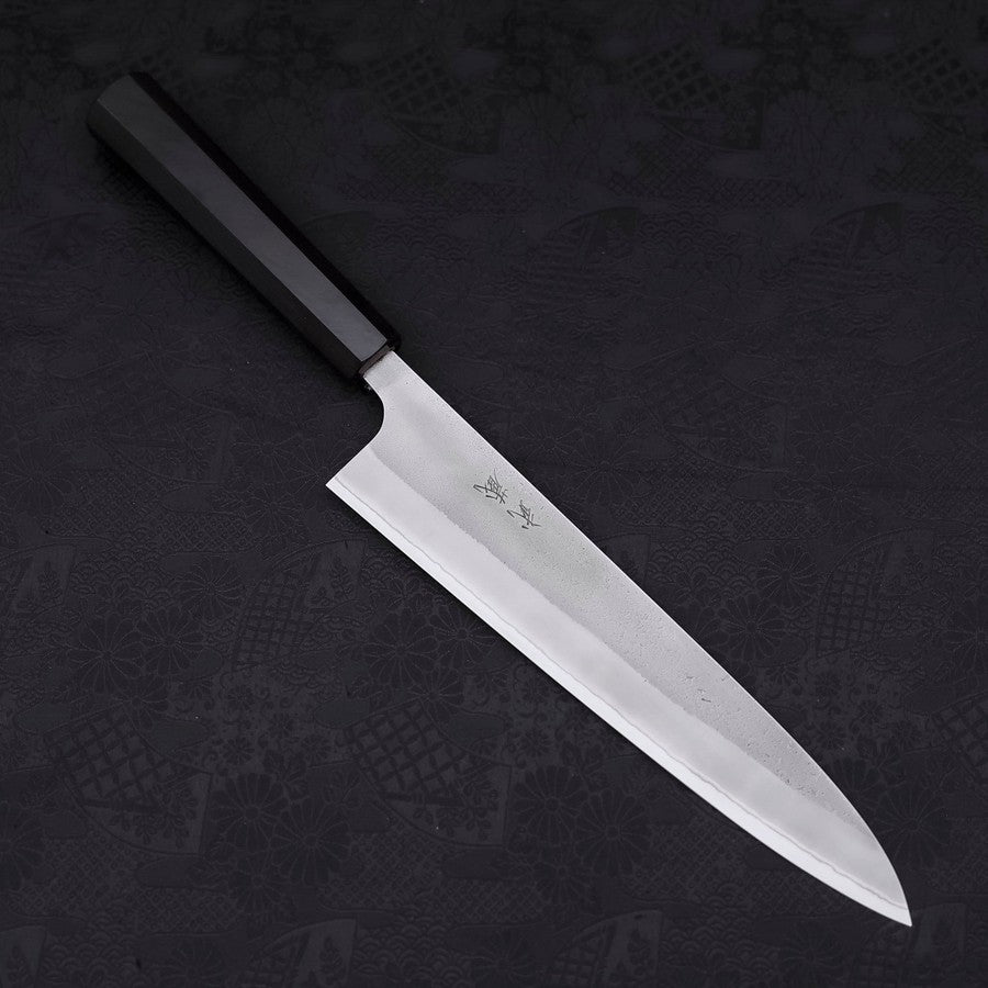 Gyuto White Steel #2 Nashiji Mango de Ébano 240mm