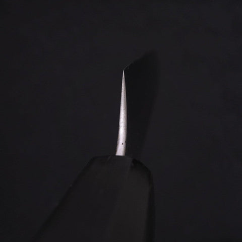 Gyuto White Steel #2 Super Polished Buffalo Ebony Handle 190mm-[Musashi]-[Japanese-Kitchen-Knives]