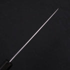 Gyuto White Steel #2 Super Polished Buffalo Ebony Handle 190mm-[Musashi]-[Japanese-Kitchen-Knives]