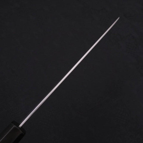 Gyuto White Steel #2 Super Polished Buffalo Ebony Handle 190mm-[Musashi]-[Japanese-Kitchen-Knives]